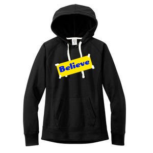 Soccer Believe Faith Coach Richmond Lasso Women's Fleece Hoodie