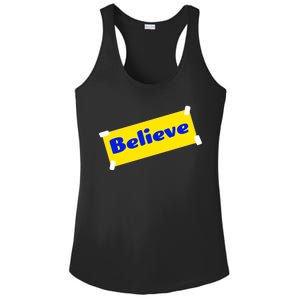 Soccer Believe Faith Coach Richmond Lasso Ladies PosiCharge Competitor Racerback Tank