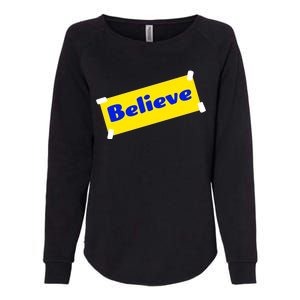 Soccer Believe Faith Coach Richmond Lasso Womens California Wash Sweatshirt