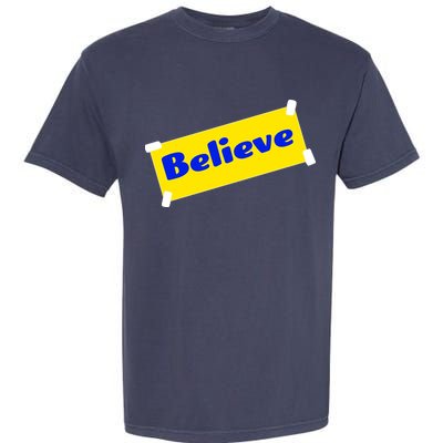Soccer Believe Faith Coach Garment-Dyed Heavyweight T-Shirt