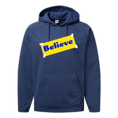 Soccer Believe Faith Coach Richmond Lasso Performance Fleece Hoodie