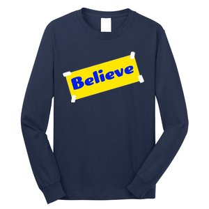 Soccer Believe Faith Coach Richmond Lasso Long Sleeve Shirt