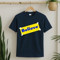 Soccer Believe Faith Coach T-Shirt