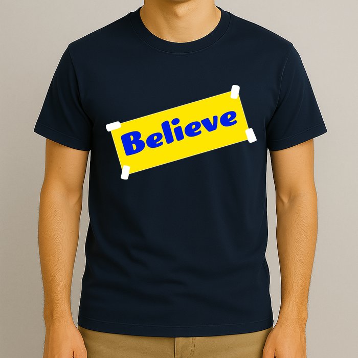 Soccer Believe Faith Coach T-Shirt