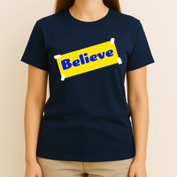 Soccer Believe Faith Coach T-Shirt
