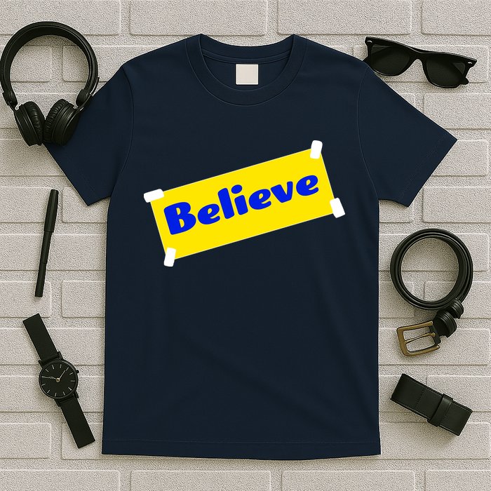 Soccer Believe Faith Coach T-Shirt