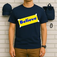 Soccer Believe Faith Coach T-Shirt