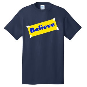 Soccer Believe Faith Coach Richmond Lasso Tall T-Shirt