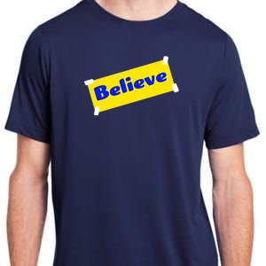 Soccer Believe Faith Coach Richmond Lasso Adult ChromaSoft Performance T-Shirt