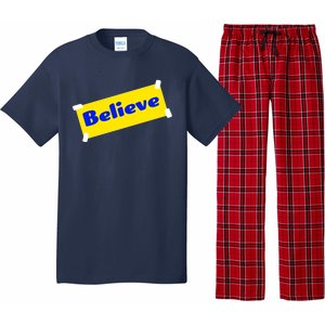 Soccer Believe Faith Coach Richmond Lasso Pajama Set