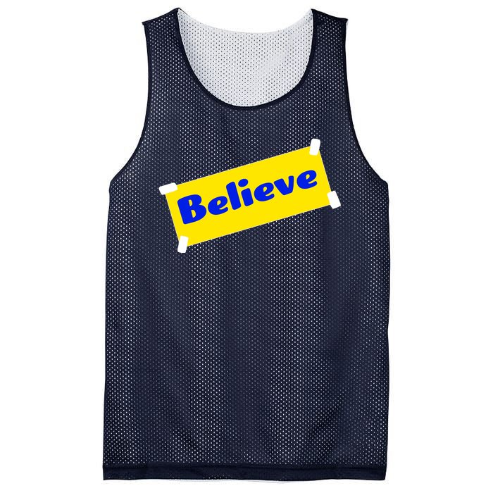 Soccer Believe Faith Coach Richmond Lasso Mesh Reversible Basketball Jersey Tank