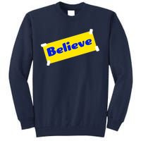 Soccer Believe Faith Coach Richmond Lasso Tall Sweatshirt