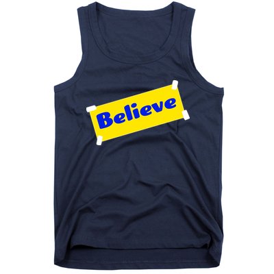 Soccer Believe Faith Coach Tank Top