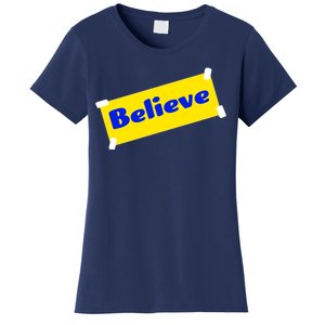 Soccer Believe Faith Coach Richmond Lasso Women's T-Shirt