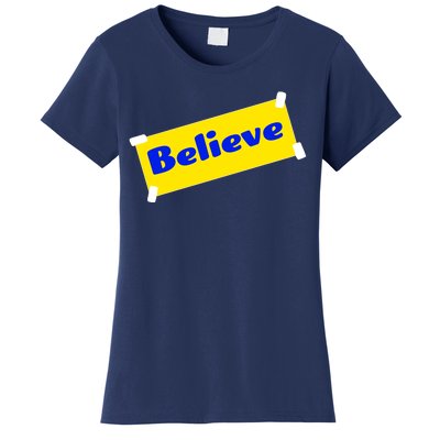 Soccer Believe Faith Coach Richmond Lasso Women's T-Shirt