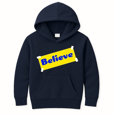 Soccer Believe Faith Coach Kids Hoodie