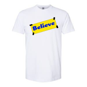 Soccer Believe Faith Coach Richmond Lasso Softstyle CVC T-Shirt