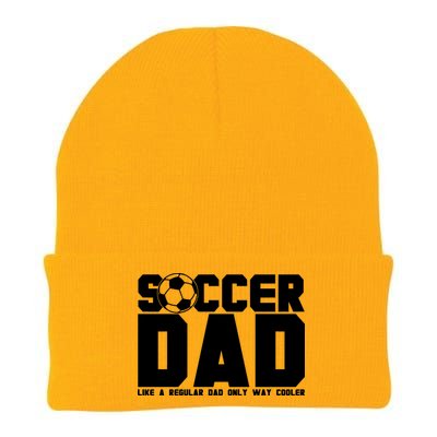 Soccer Dad Like A Regular Dad But Way Cooler Knit Cap Winter Beanie