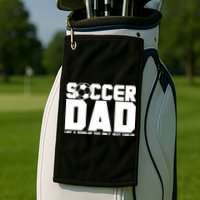 Soccer Dad Like A Regular Dad But Way Cooler Golf Towel