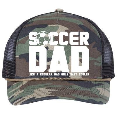 Soccer Dad Like A Regular Dad But Way Cooler Retro Rope Trucker Hat Cap