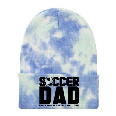 Soccer Dad Like A Regular Dad But Way Cooler Tie Dye 12in Knit Beanie