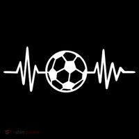 Soccer Futbol Heartbeat Pulse T-Shirt