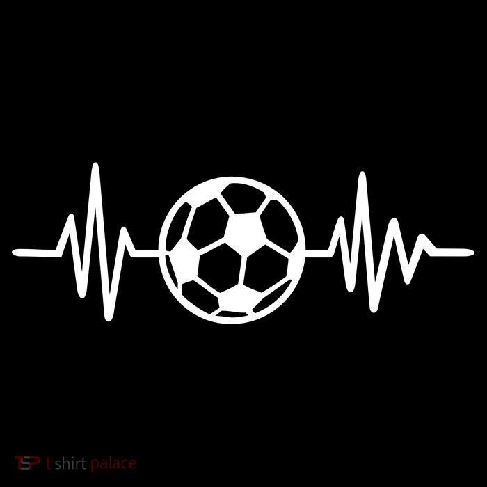 Soccer Futbol Heartbeat Pulse T-Shirt