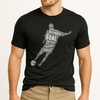 Soccer Futbol Player Word Art Cooling Performance Crew T-Shirt