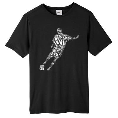 Soccer Futbol Player Word Art Tall Fusion ChromaSoft Performance T-Shirt