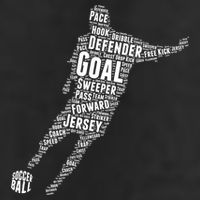 Soccer Futbol Player Word Art 11oz C Handle Ceramic Mug