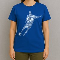 Soccer Futbol Player Word Art T-Shirt