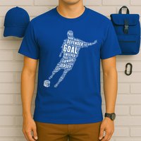 Soccer Futbol Player Word Art T-Shirt