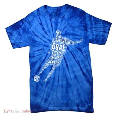 Soccer Futbol Player Word Art Tie-Dye T-Shirt