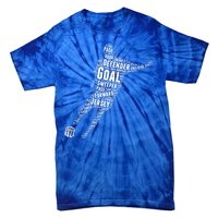 Soccer Futbol Player Word Art Tie-Dye T-Shirt