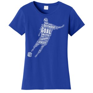 Soccer Futbol Player Word Art Women's T-Shirt