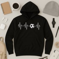 Soccer Heart Beat Hoodie