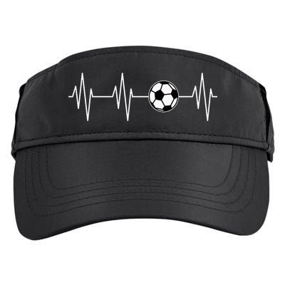 Soccer Heart Beat Adult Drive Performance Visor