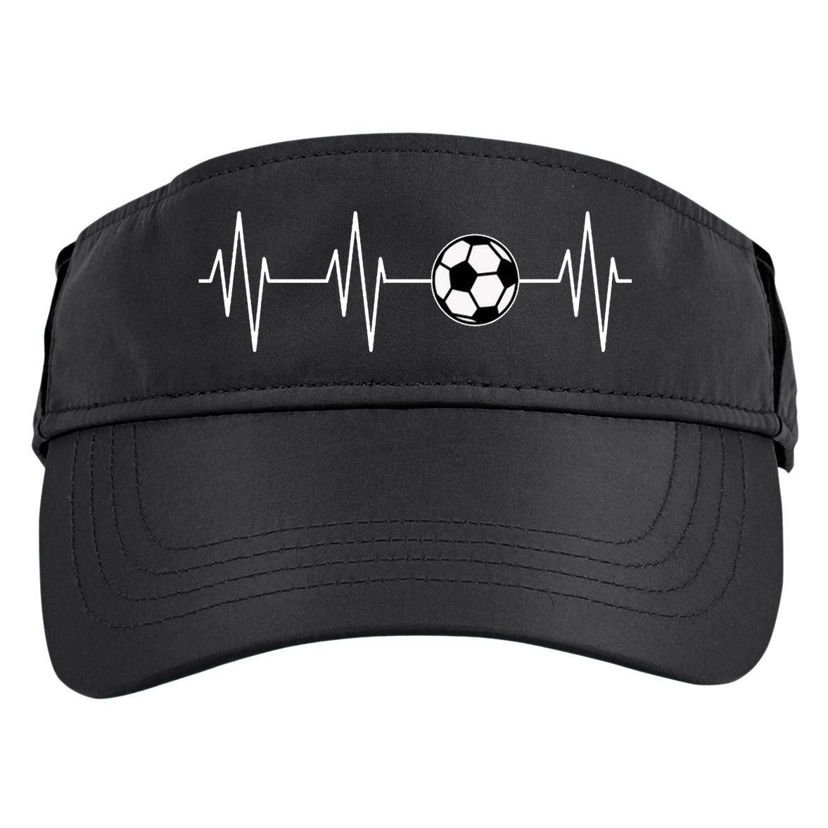 Soccer Heart Beat Adult Drive Performance Visor