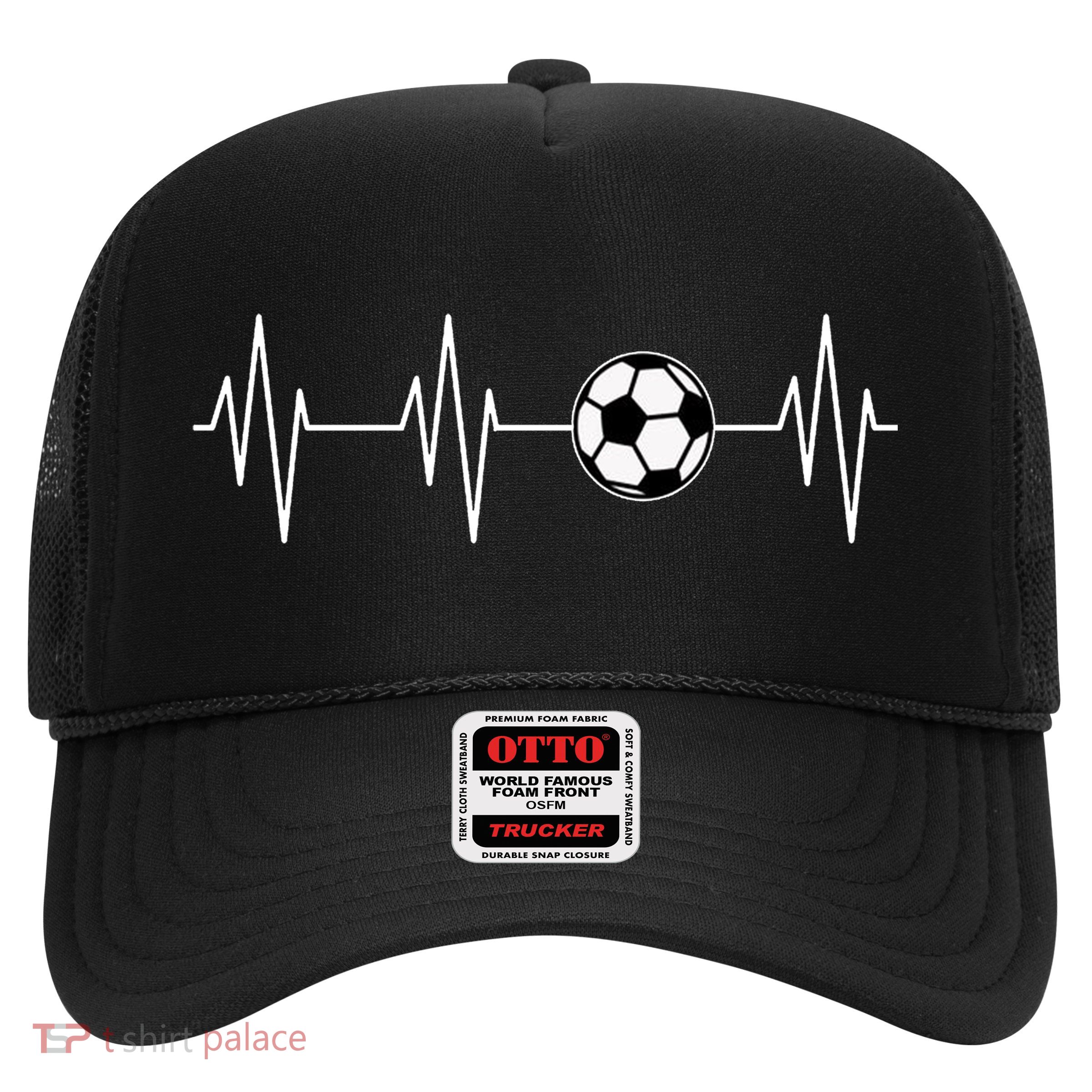 Soccer Heart Beat Trucker Hat