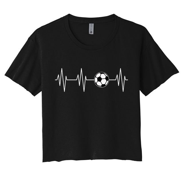 Soccer Heart Beat Crop Top
