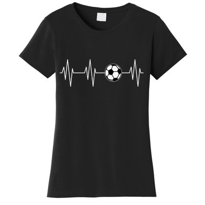 Soccer Heart Beat Women's T-Shirt