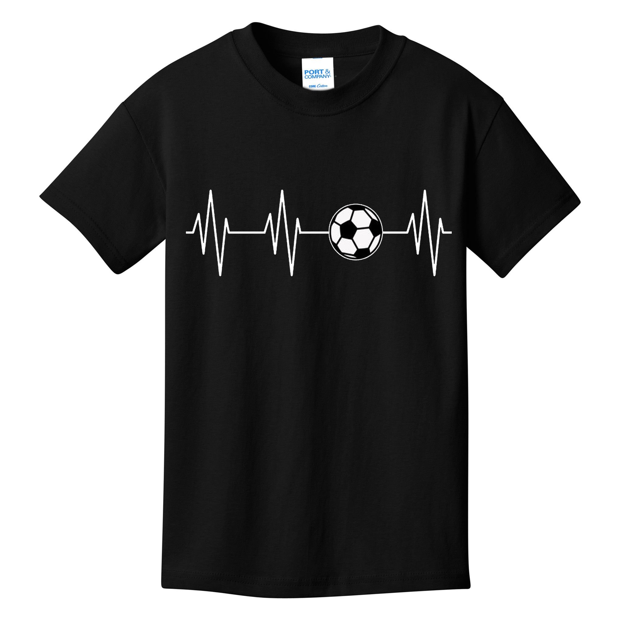 Soccer Heart Beat Kids T-Shirt