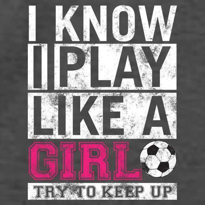 Soccer I Know I Play Like a Girl Vector Backpack