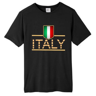 Soccer Italian Flag Italy Fan Logo Tall Fusion ChromaSoft Performance T-Shirt