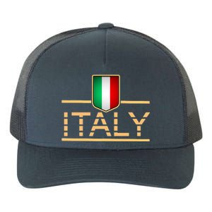 Soccer Italian Flag Italy Fan Logo Yupoong Adult 5-Panel Trucker Hat