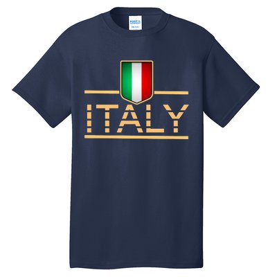 Soccer Italian Flag Italy Fan Logo Tall T-Shirt