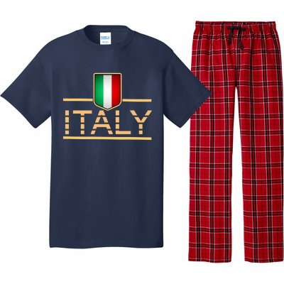 Soccer Italian Flag Italy Fan Logo Pajama Set