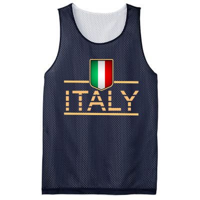 Soccer Italian Flag Italy Fan Logo Mesh Reversible Basketball Jersey Tank