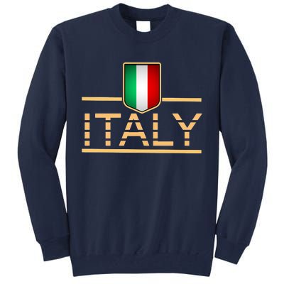 Soccer Italian Flag Italy Fan Logo Tall Sweatshirt