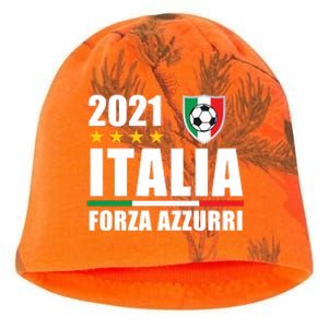 Soccer Italian Forza Azzurri Italian Pride Kati - Camo Knit Beanie